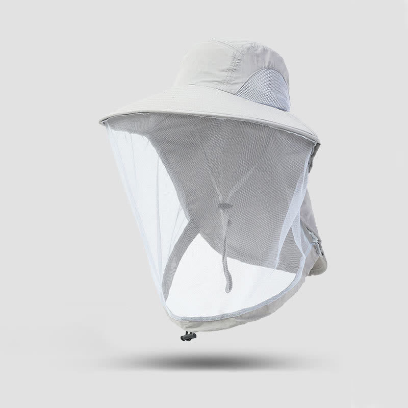 Cappello unisex anti-zanzare con protezione in rete