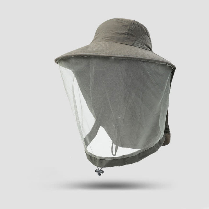 Cappello unisex anti-zanzare con protezione in rete