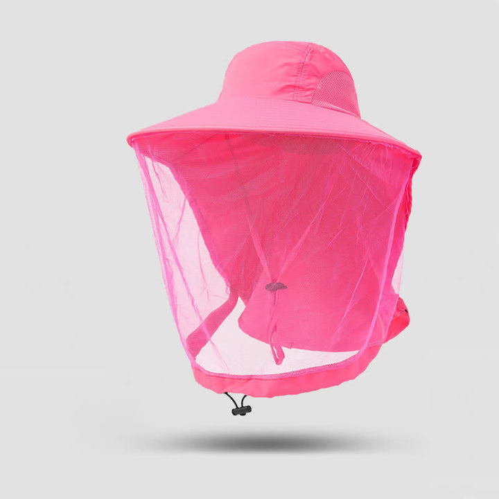 Cappello unisex anti-zanzare con protezione in rete