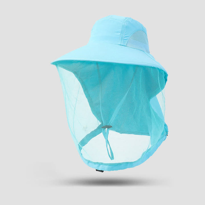 Cappello unisex anti-zanzare con protezione in rete