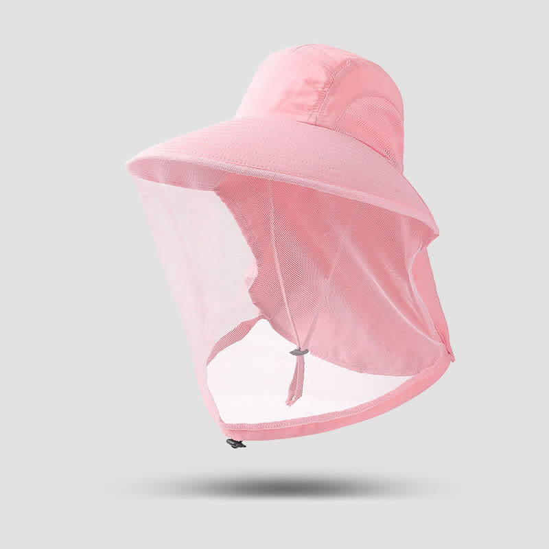 Cappello unisex anti-zanzare con protezione in rete