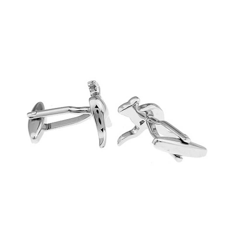 Gemelli da uomo in argento a forma di canguro, 1 paio - image 3