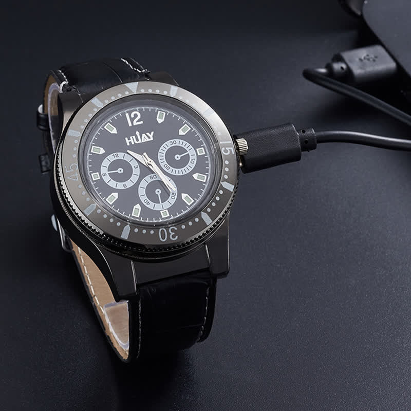 Accendino elettrico ricaricabile funzionale 2 in 1 per orologi