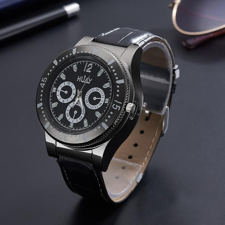 Accendino elettrico ricaricabile funzionale 2 in 1 per orologi - Nero - image 2