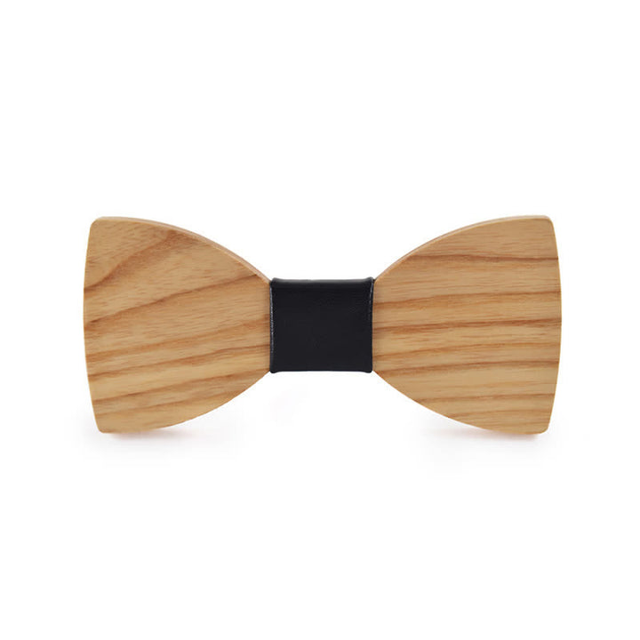 Papillon in legno per matrimonio da uomo con nome personalizzato e incisione - Legno di frassino bianco - Stile n. 1 - image 19