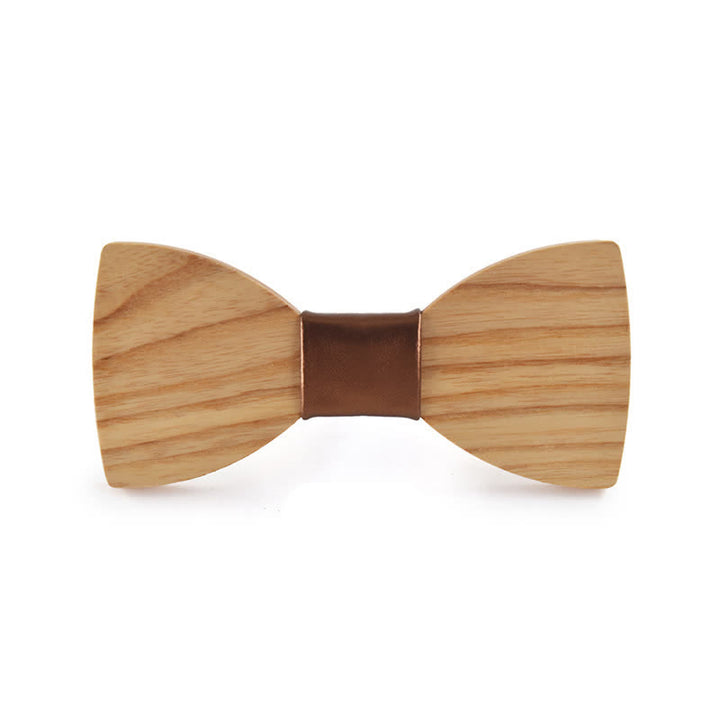 Papillon in legno per matrimonio da uomo con nome personalizzato e incisione - Legno di frassino bianco - Stile n. 6 - image 24