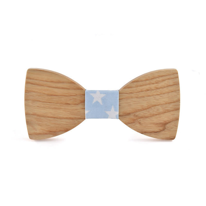 Papillon in legno per matrimonio da uomo con nome personalizzato e incisione - Legno di frassino bianco - Stile n. 7 - image 24