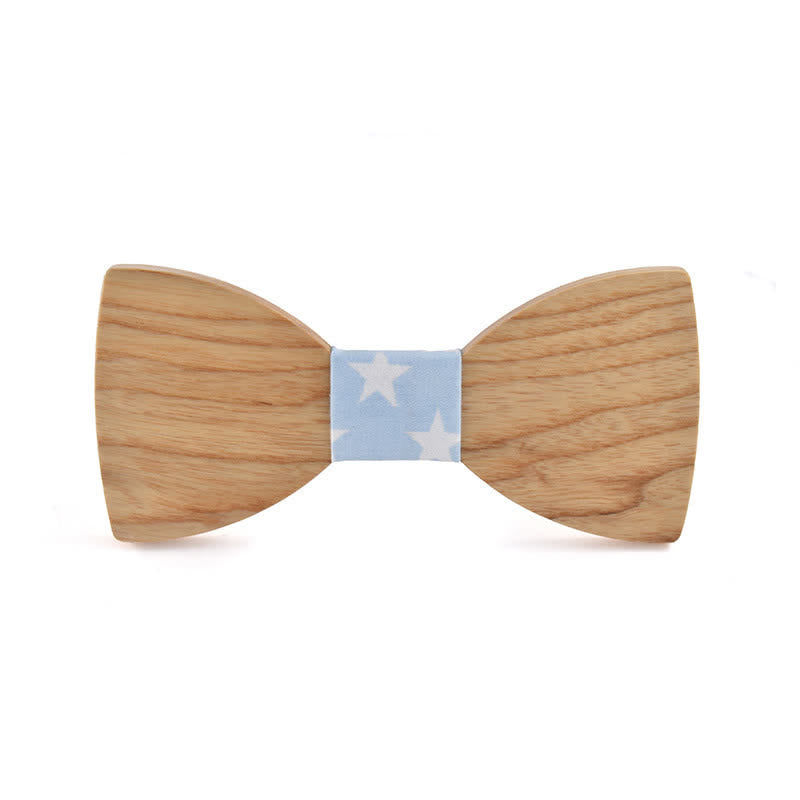 Papillon in legno per matrimonio da uomo con nome personalizzato e incisione - Legno di frassino bianco - Stile n. 7 - image 24