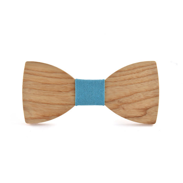 Papillon in legno per matrimonio da uomo con nome personalizzato e incisione - Legno di frassino bianco - Stile n. 5 - image 23
