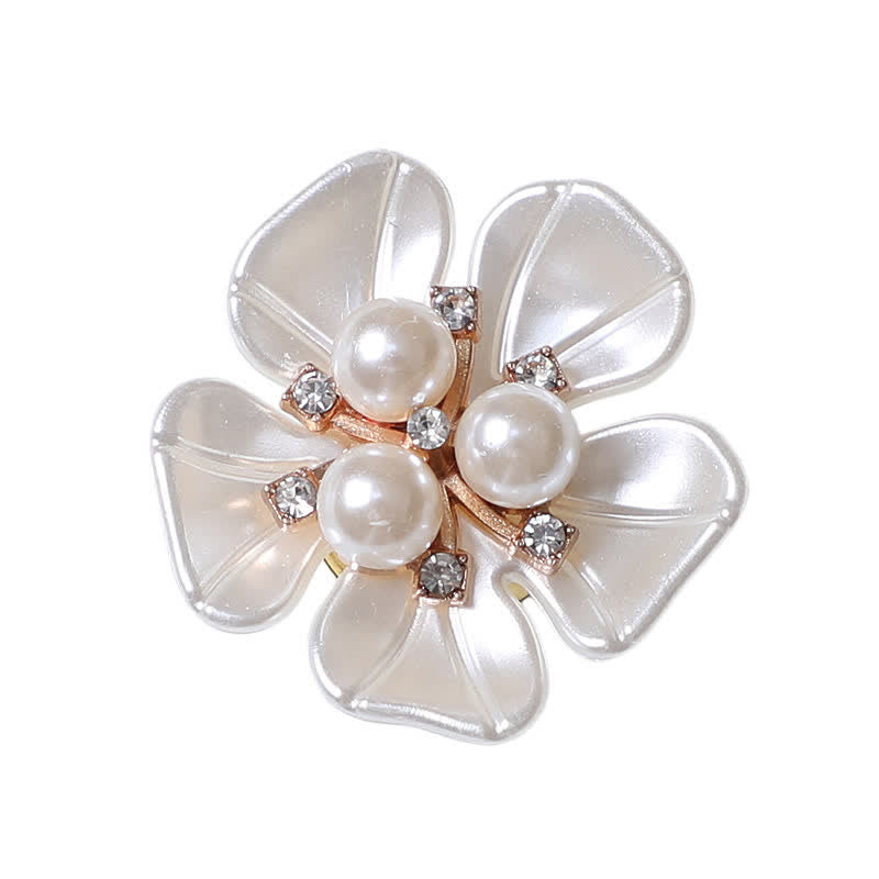 1 paio di copribottoni per camicia uno scatto con boccioli di perle di gardenia