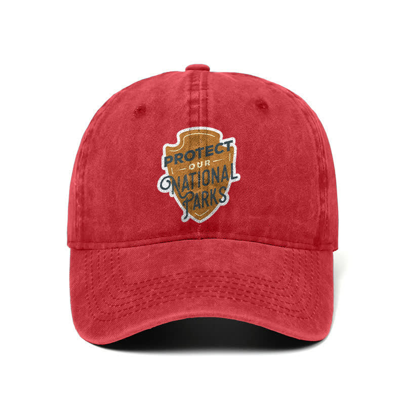Cappellino da baseball regolabile Camping Protect Our National Parks
