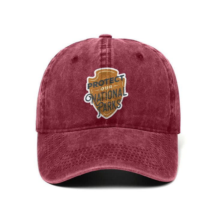 Cappellino da baseball regolabile Camping Protect Our National Parks