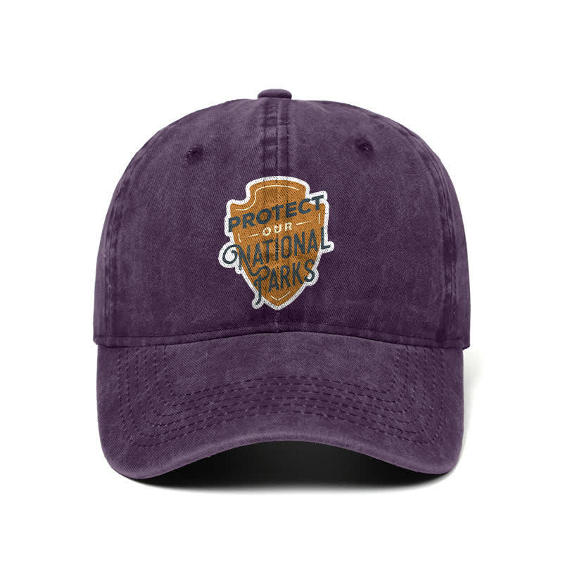 Cappellino da baseball regolabile Camping Protect Our National Parks