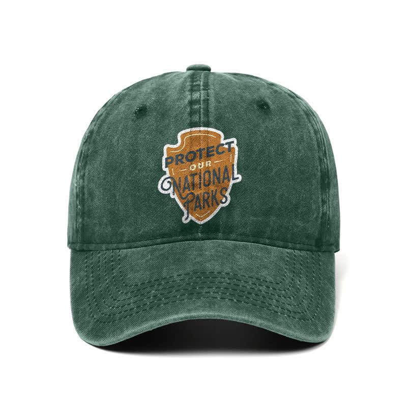 Cappellino da baseball regolabile Camping Protect Our National Parks