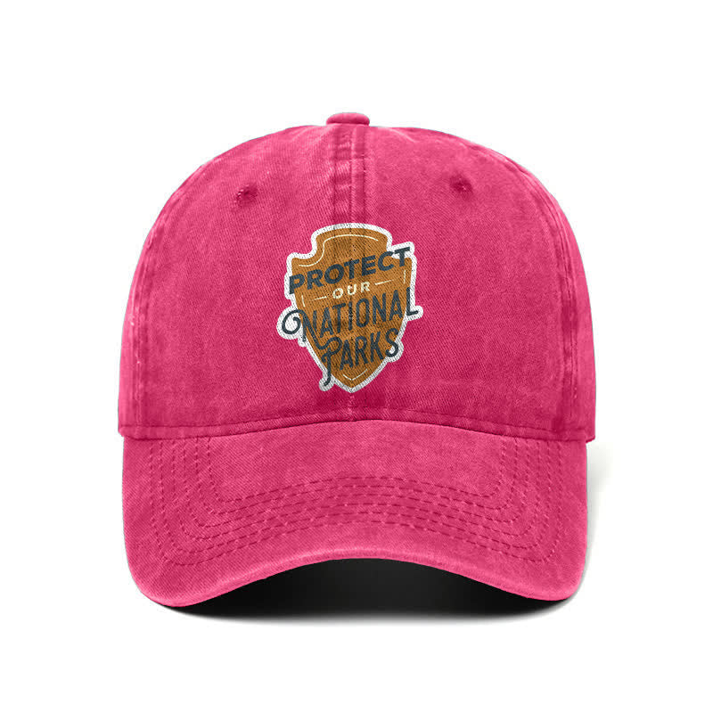 Cappellino da baseball regolabile Camping Protect Our National Parks