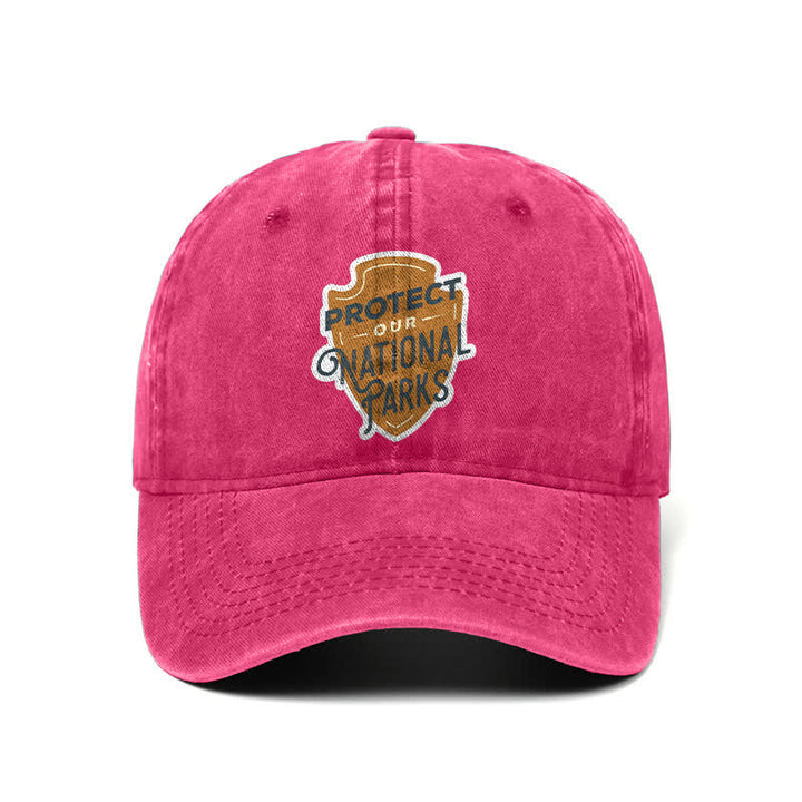 Cappellino da baseball regolabile Camping Protect Our National Parks