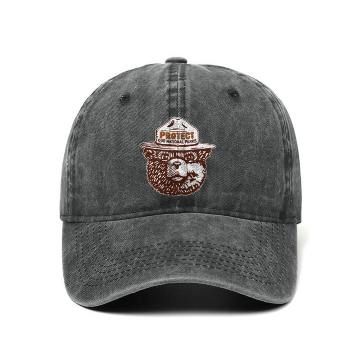 Cappellino da baseball regolabile Bear Protect Our National Parks