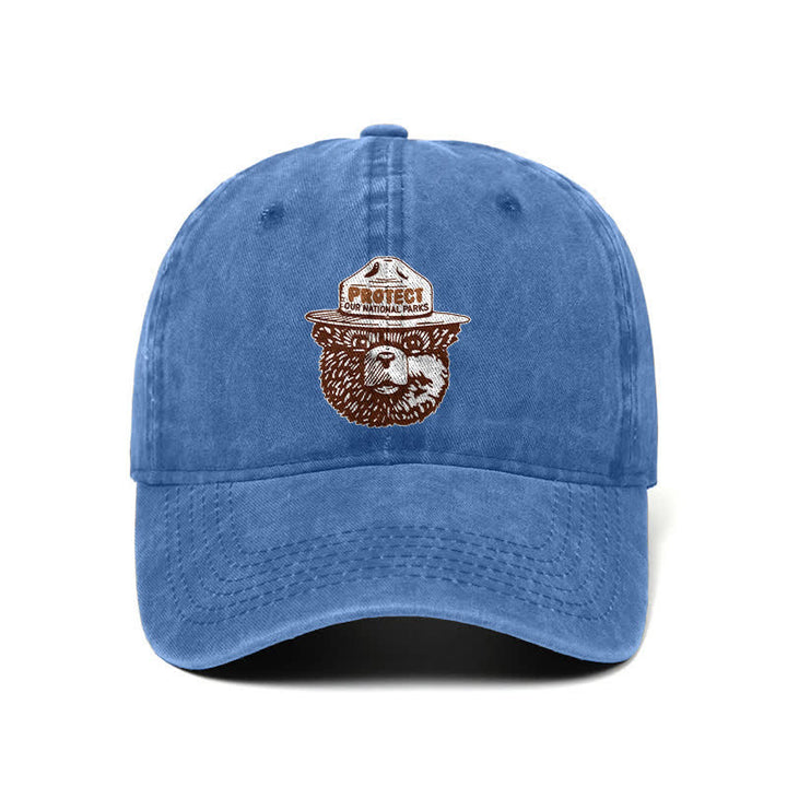 Cappellino da baseball regolabile Bear Protect Our National Parks