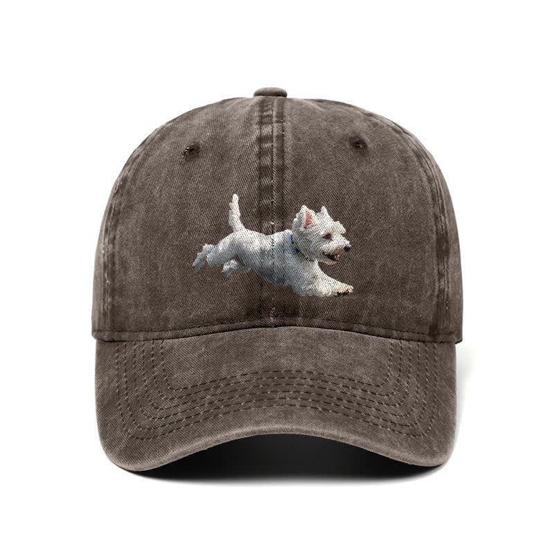 Cappellino da baseball regolabile per amanti dei cani West Highland White Terrier