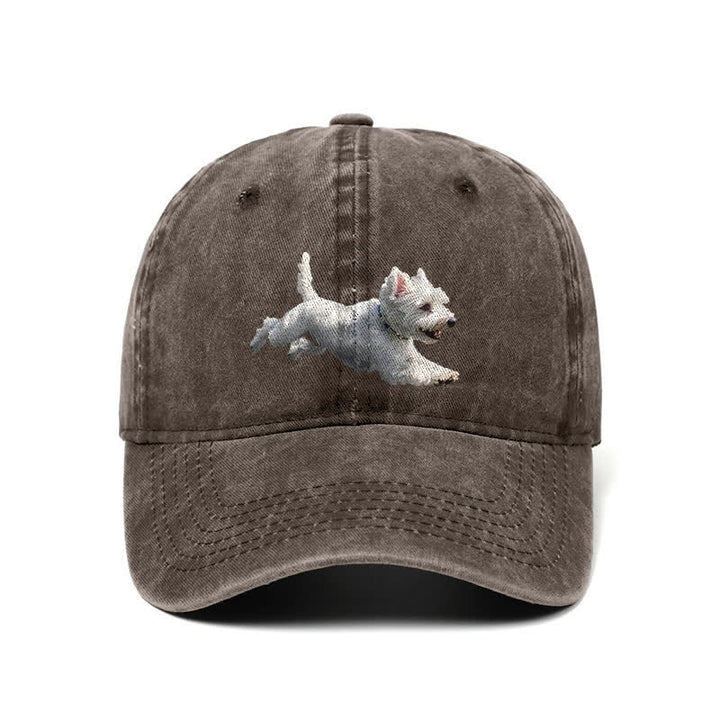 Cappellino da baseball regolabile per amanti dei cani West Highland White Terrier
