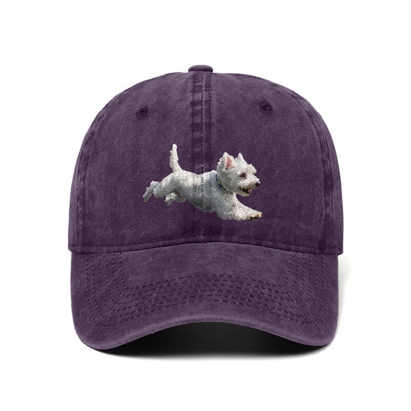 Cappellino da baseball regolabile per amanti dei cani West Highland White Terrier