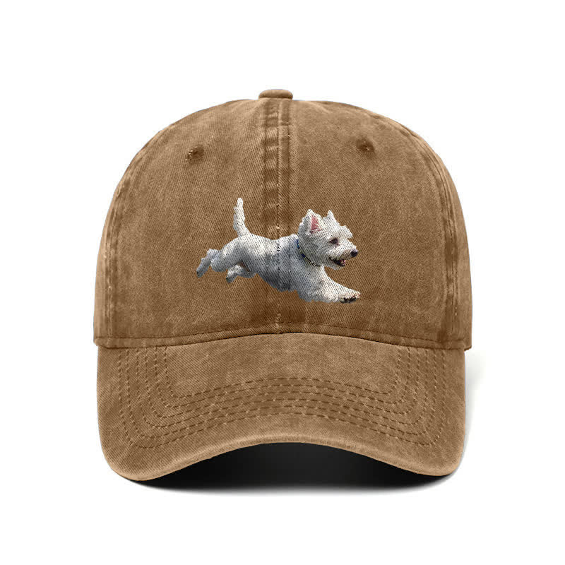Cappellino da baseball regolabile per amanti dei cani West Highland White Terrier