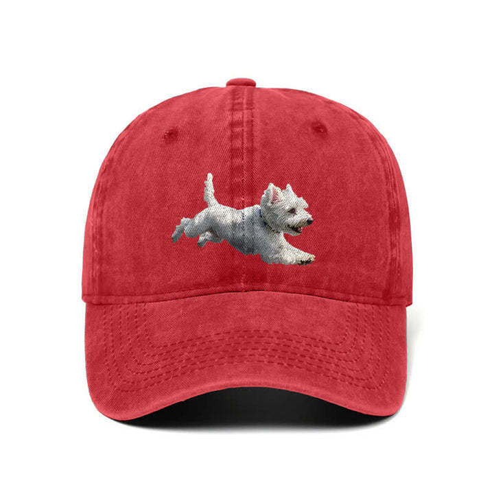 Cappellino da baseball regolabile per amanti dei cani West Highland White Terrier