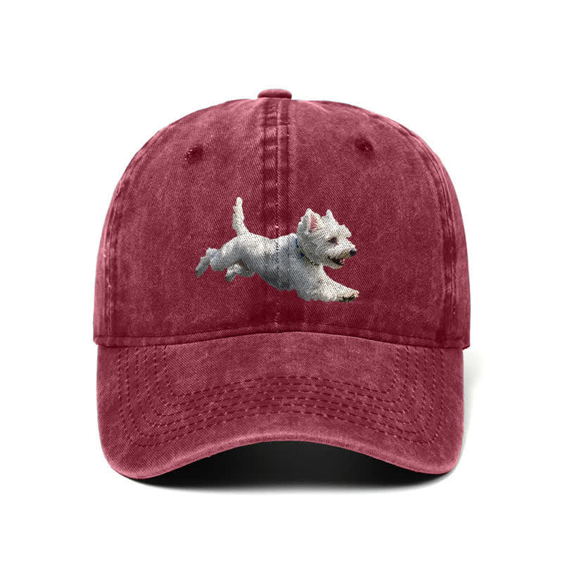 Cappellino da baseball regolabile per amanti dei cani West Highland White Terrier