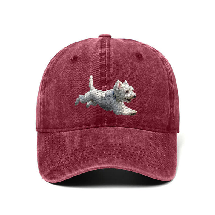 Cappellino da baseball regolabile per amanti dei cani West Highland White Terrier