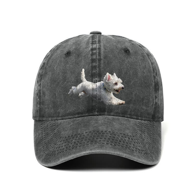 Cappellino da baseball regolabile per amanti dei cani West Highland White Terrier