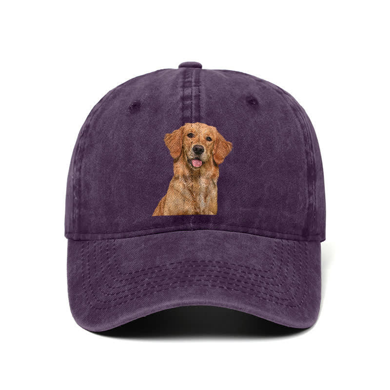 Cappellino da baseball regolabile per amanti dei cani Golden Retriever