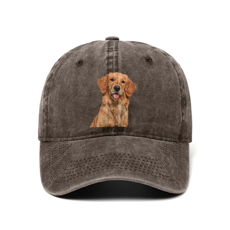 Cappellino da baseball regolabile per amanti dei cani Golden Retriever
