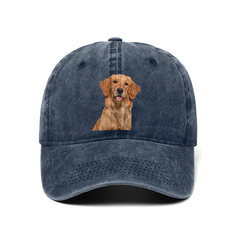 Cappellino da baseball regolabile per amanti dei cani Golden Retriever