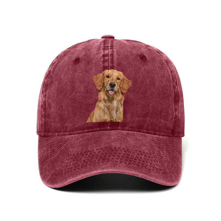 Cappellino da baseball regolabile per amanti dei cani Golden Retriever