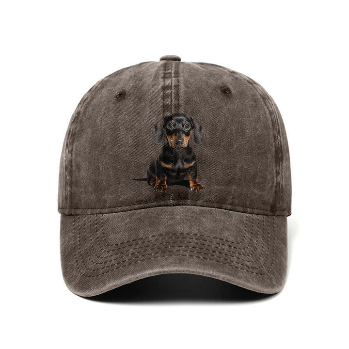 Cappellino da baseball regolabile per amanti dei bassotti (prevendita)