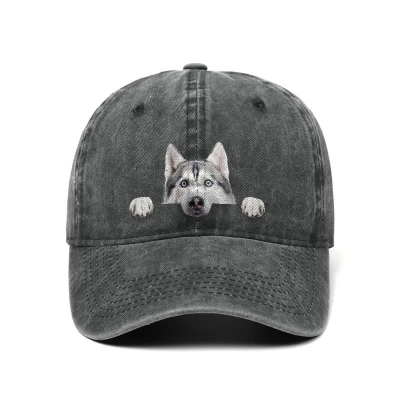 Cappellino da baseball regolabile per amanti dei cani Husky