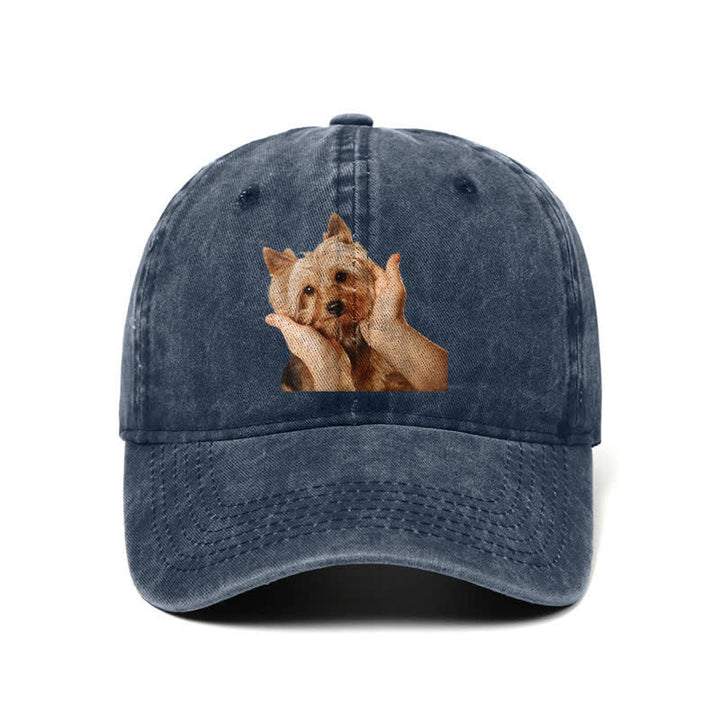 Cappellino da baseball regolabile per amanti dei cani Yorkshire Terrier