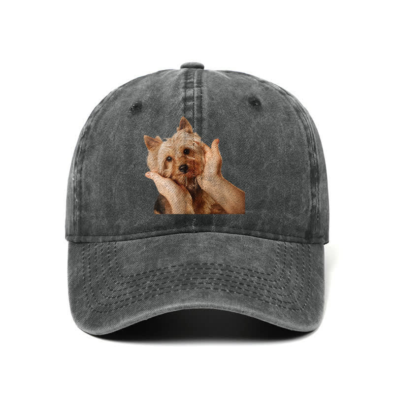 Cappellino da baseball regolabile per amanti dei cani Yorkshire Terrier