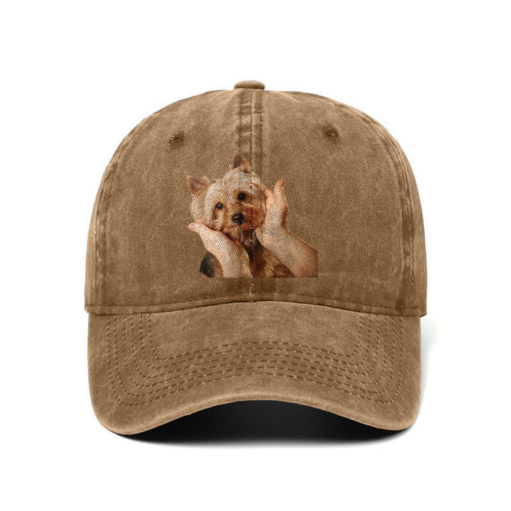 Cappellino da baseball regolabile per amanti dei cani Yorkshire Terrier
