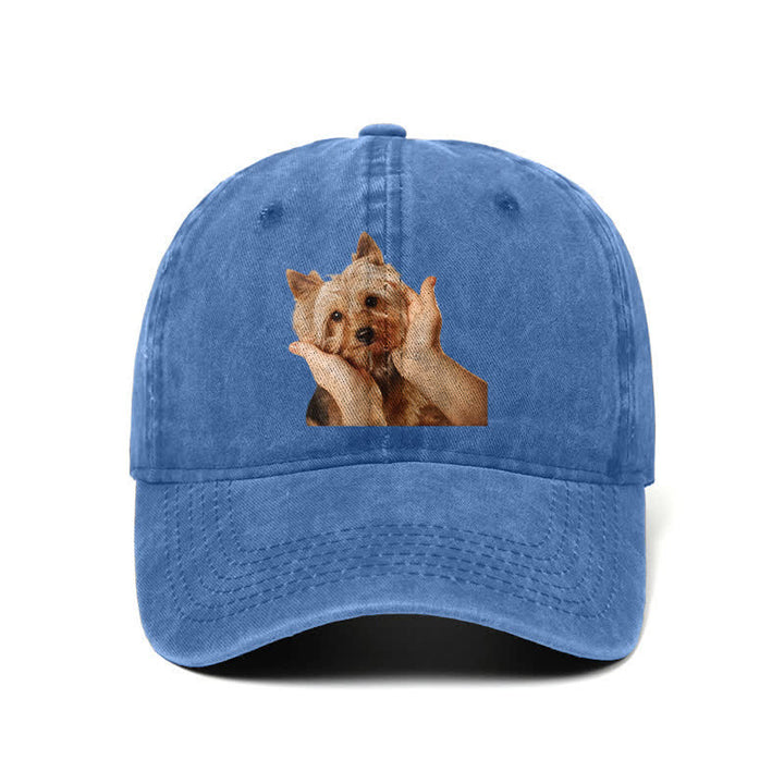 Cappellino da baseball regolabile per amanti dei cani Yorkshire Terrier