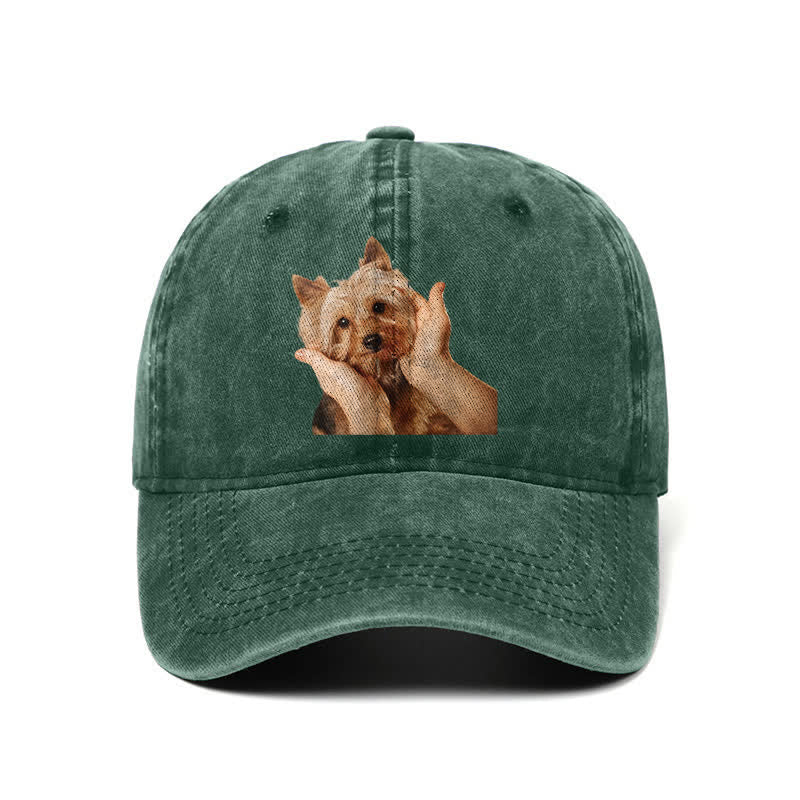 Cappellino da baseball regolabile per amanti dei cani Yorkshire Terrier