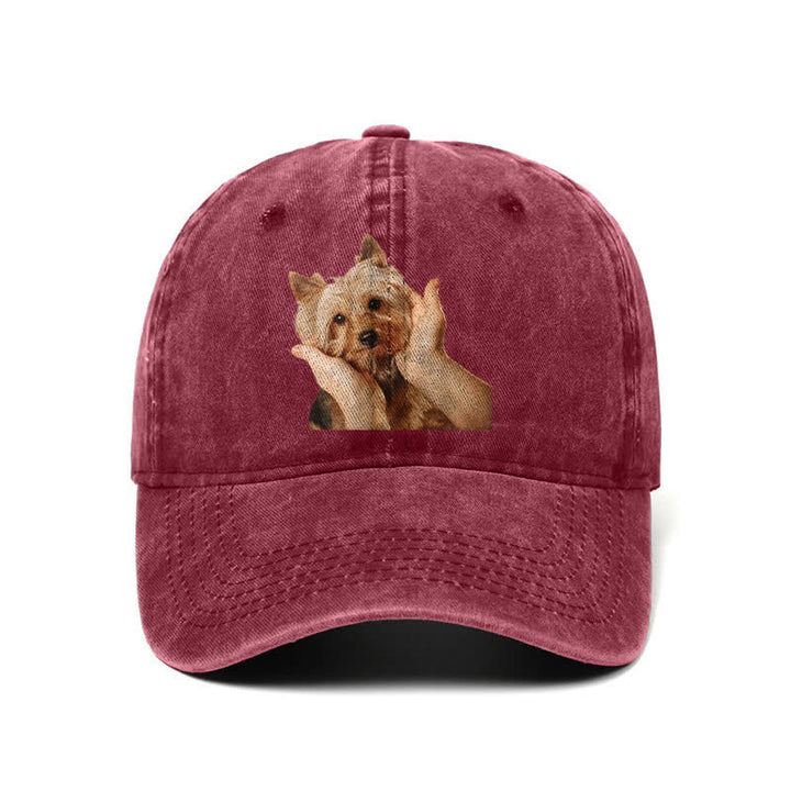 Cappellino da baseball regolabile per amanti dei cani Yorkshire Terrier