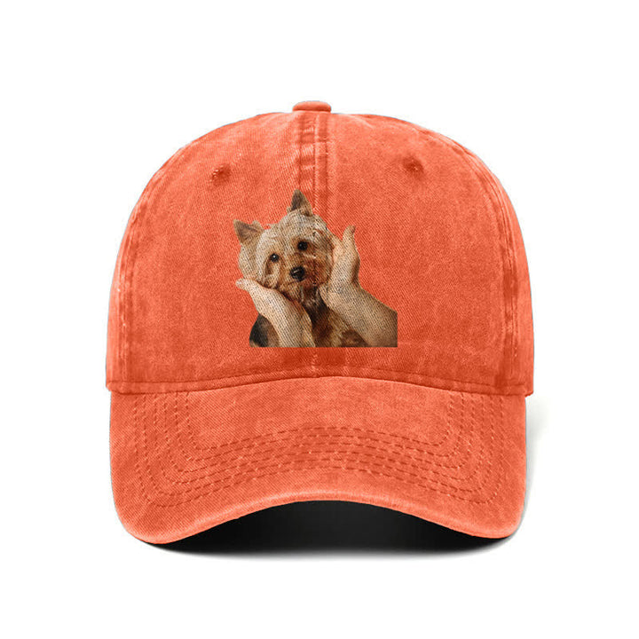 Cappellino da baseball regolabile per amanti dei cani Yorkshire Terrier