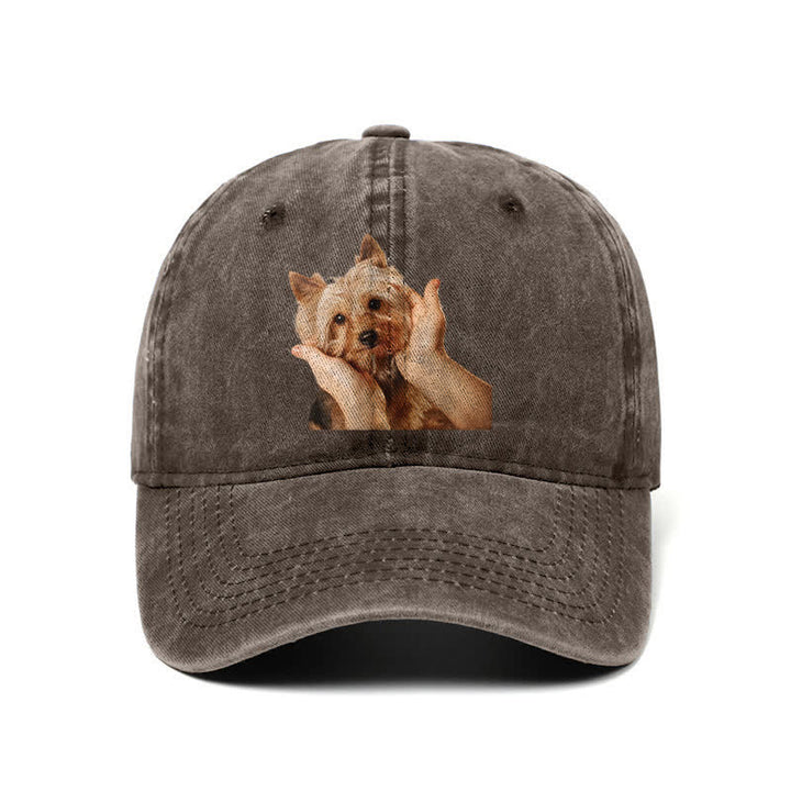 Cappellino da baseball regolabile per amanti dei cani Yorkshire Terrier