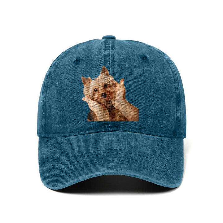 Cappellino da baseball regolabile per amanti dei cani Yorkshire Terrier