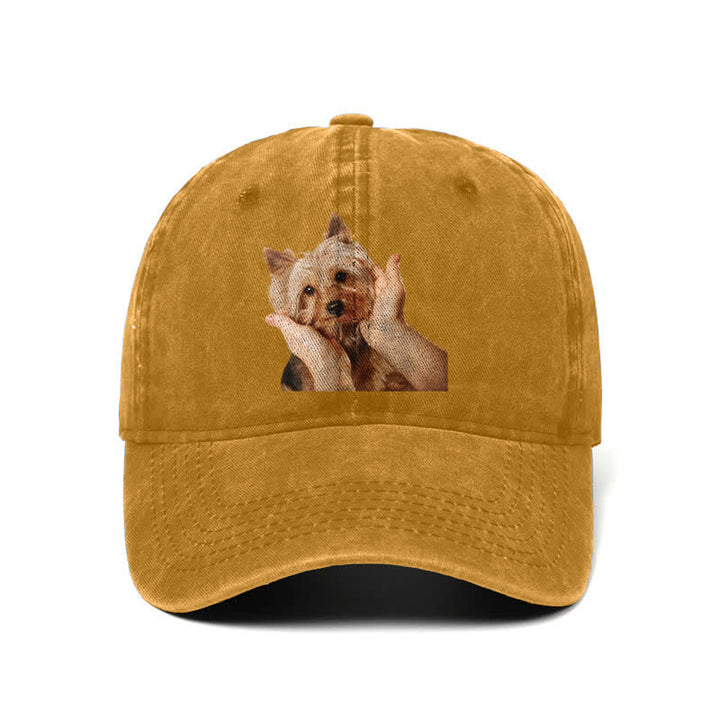 Cappellino da baseball regolabile per amanti dei cani Yorkshire Terrier