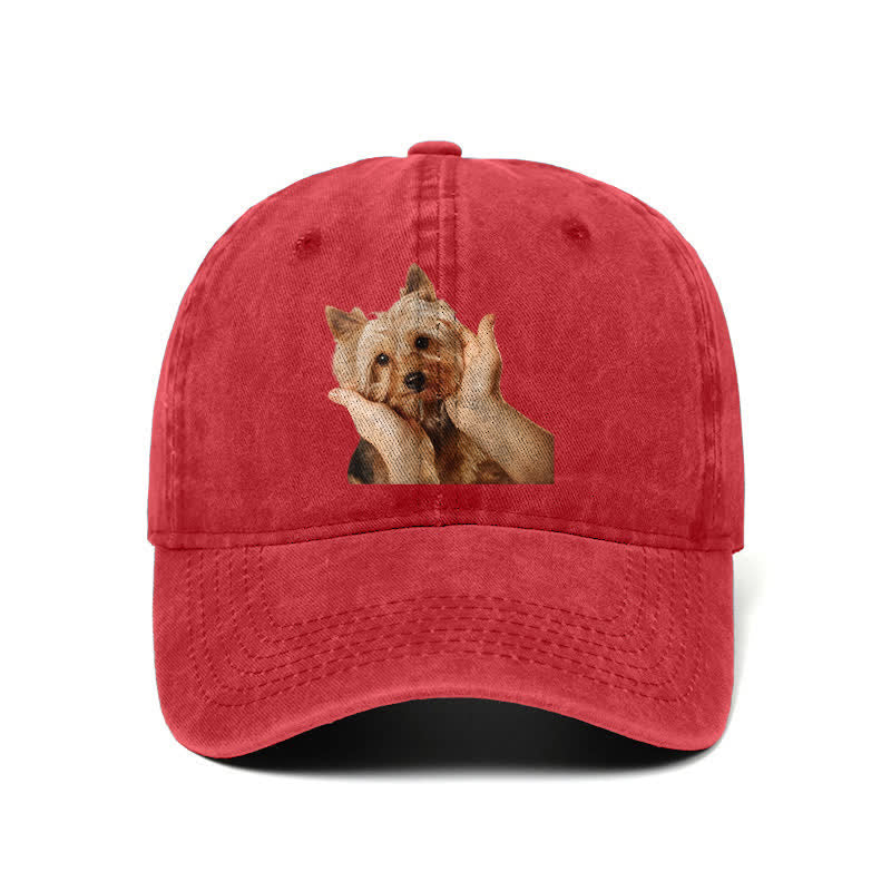 Cappellino da baseball regolabile per amanti dei cani Yorkshire Terrier