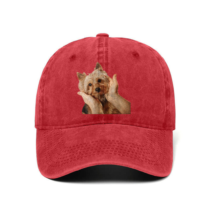 Cappellino da baseball regolabile per amanti dei cani Yorkshire Terrier