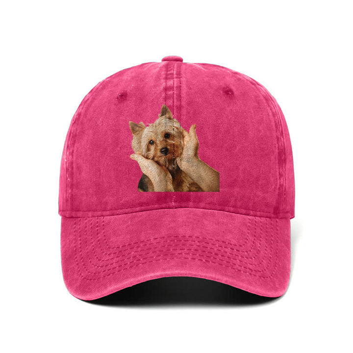 Cappellino da baseball regolabile per amanti dei cani Yorkshire Terrier