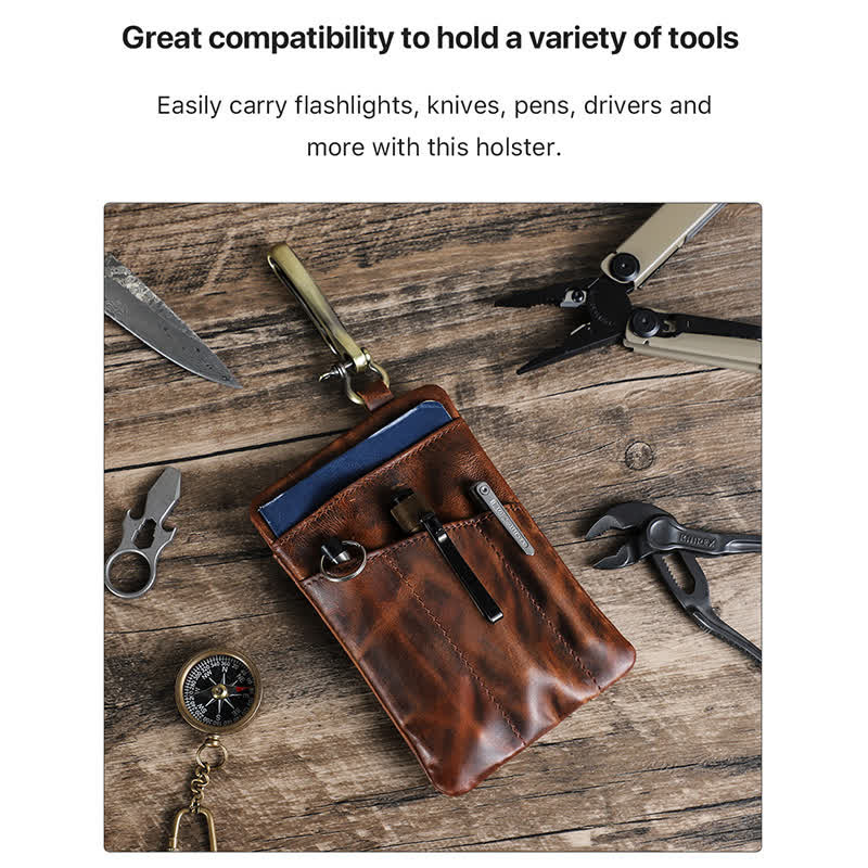 Borsa portaoggetti per torcia elettrica da esterno con grande fibbia a gancio - image 4
